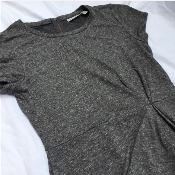 NWTS Heather Grey Med-Length Dress by Halogen - Picture 4 of 6